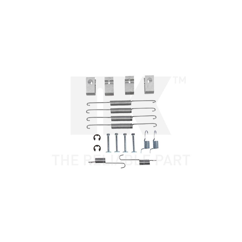 Zubeh&ouml;rsatz, Bremsbacken NK 7932636 f&uuml;r MAZDA, Hinterachse