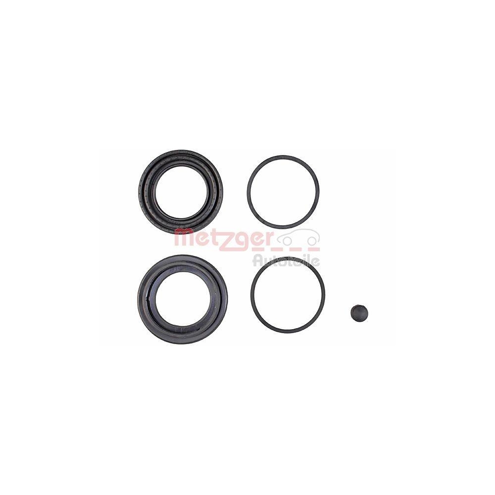 Reparatursatz, Bremssattel METZGER 114-0224 f&uuml;r, Vorderachse, Vorderachse links