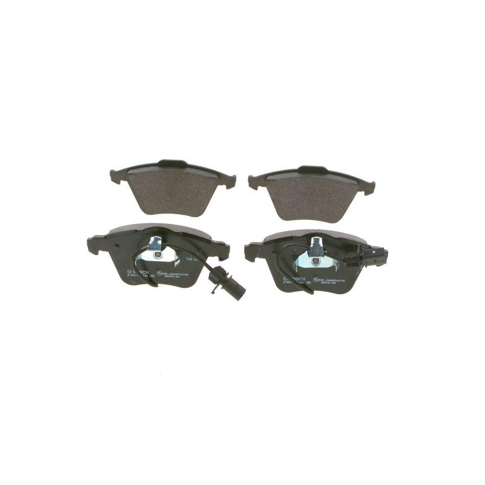 Bremsbelagsatz, Scheibenbremse BOSCH 0 986 494 104 f&uuml;r AUDI MITSUBISHI SEAT VW