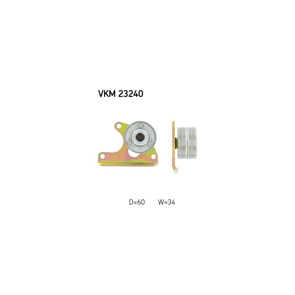 Umlenk-/F&uuml;hrungsrolle, Zahnriemen SKF VKM 23240 f&uuml;r CITRO&Euml;N LADA PEUGEOT ROVER