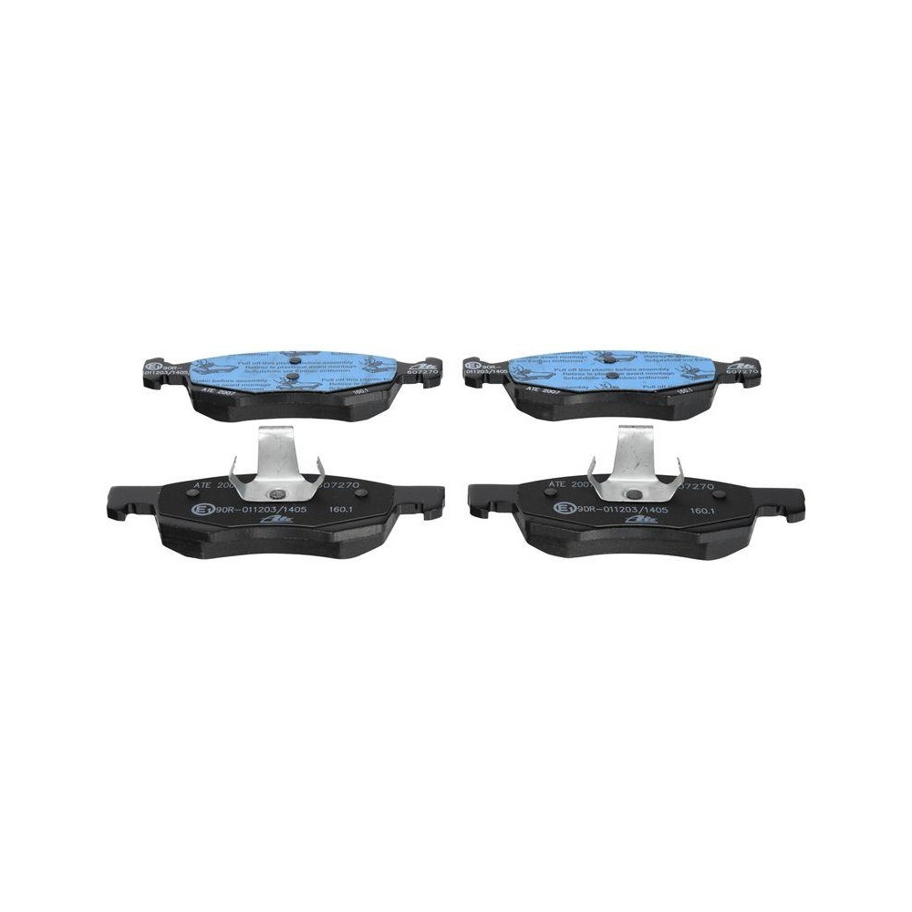 Bremsbelagsatz, Scheibenbremse ATE 13.0460-7270.2 f&uuml;r DACIA, Vorderachse