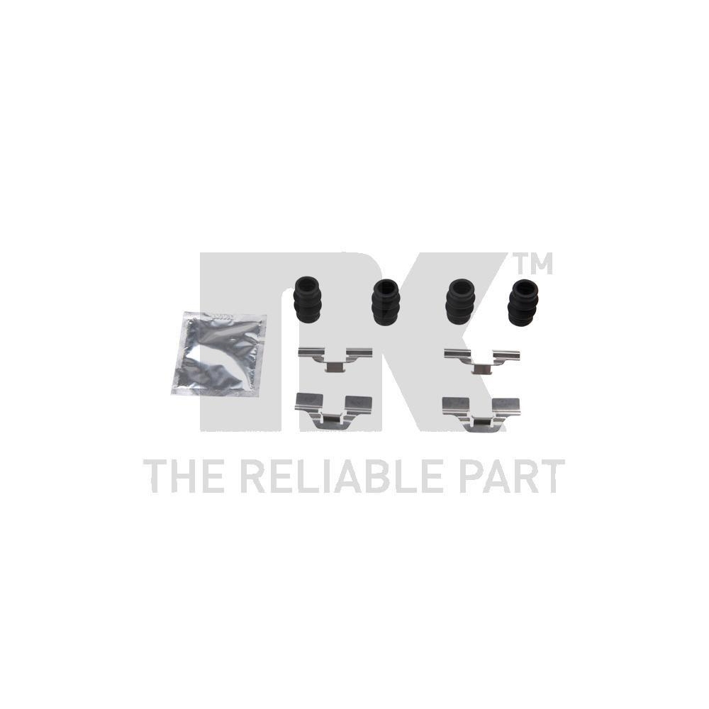 Zubehörsatz, Scheibenbremsbelag NK 79451827 für, Hinterachse