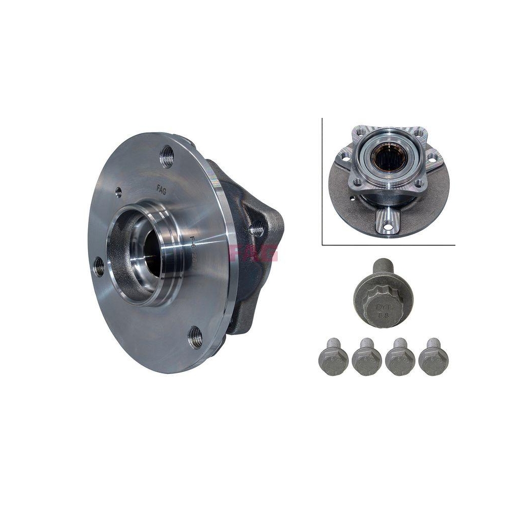 Radlagersatz Schaeffler FAG 713 6673 40 f&uuml;r SMART, Hinterachse