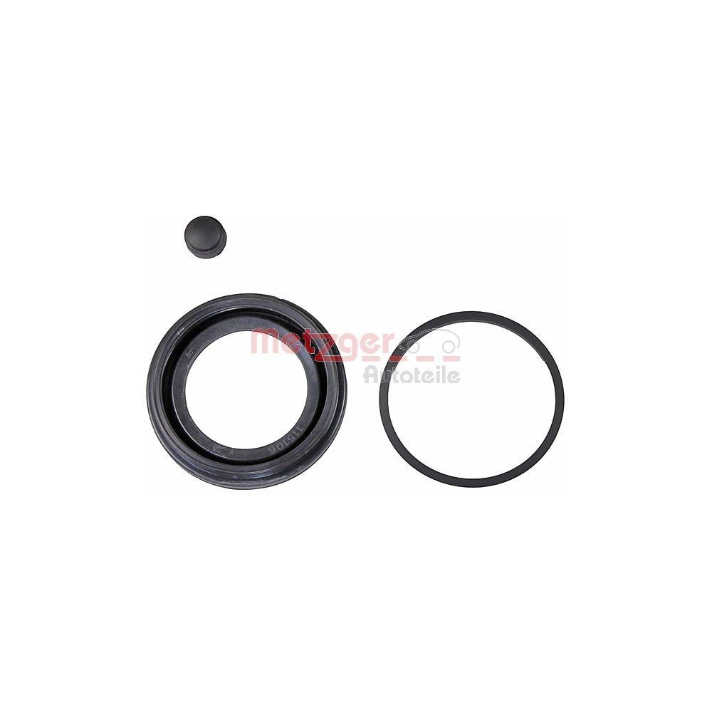 Reparatursatz, Bremssattel METZGER 114-0225 f&uuml;r, Vorderachse, Vorderachse links