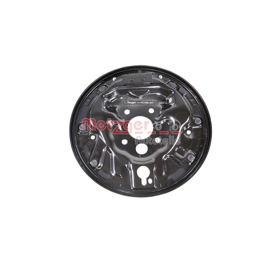 Bremstr&auml;gerplatte METZGER 6117001 f&uuml;r VAG, Hinterachse links