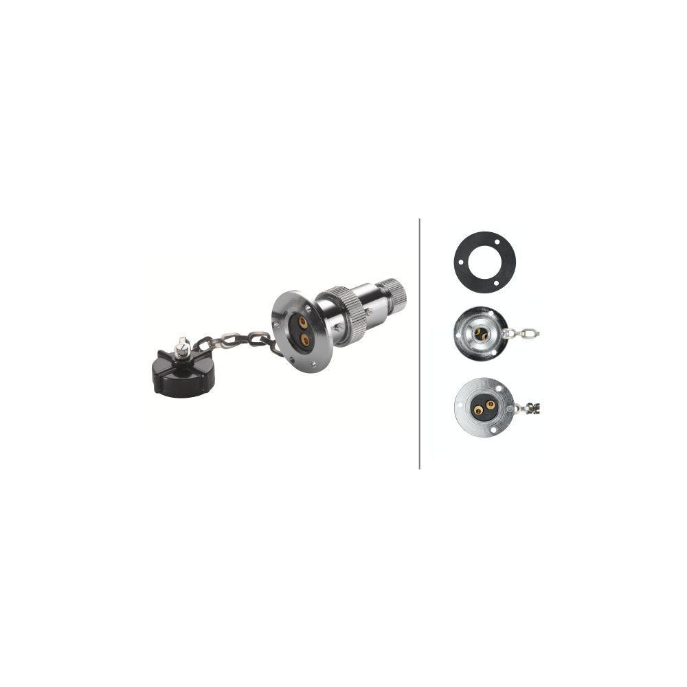 HELLA Stecker 8JA 002 620-801 für AEBI NOOTEBOOM
