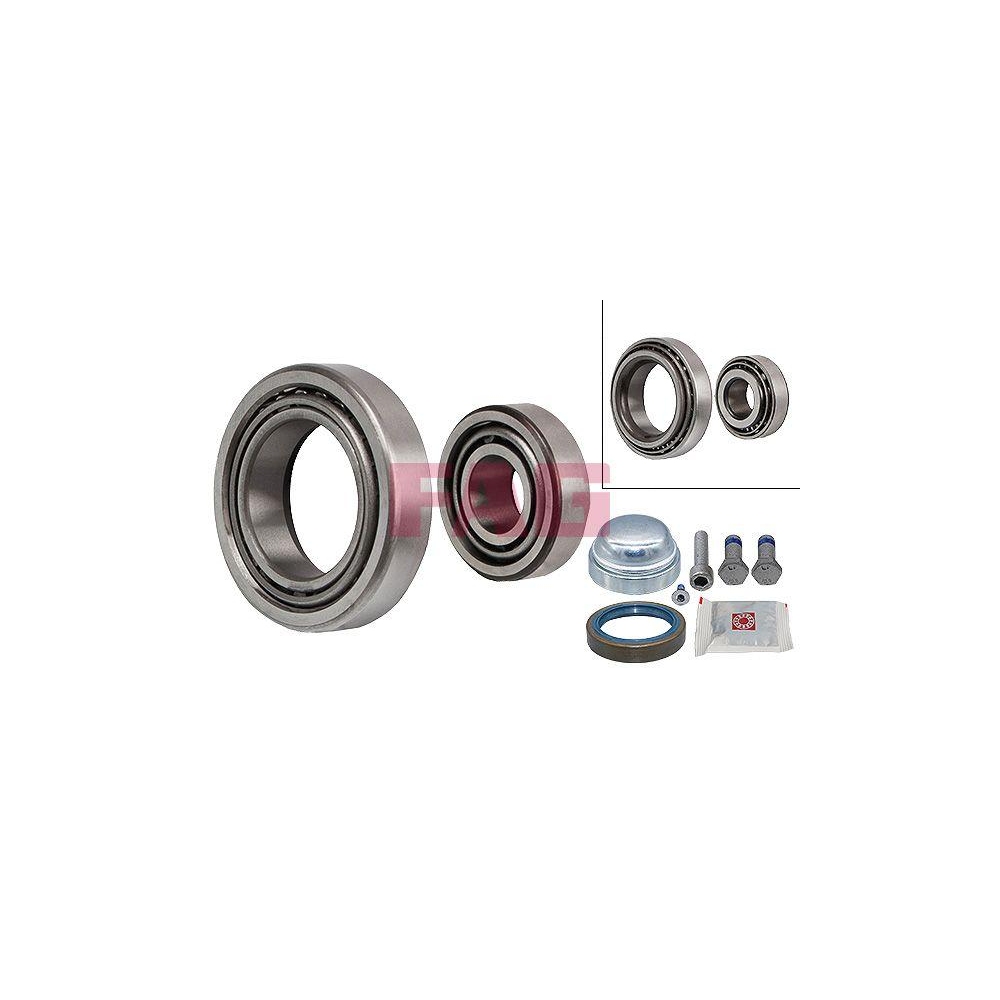 Radlagersatz Schaeffler FAG 713 6673 60 für CHRYSLER MERCEDES-BENZ, Hinterachse