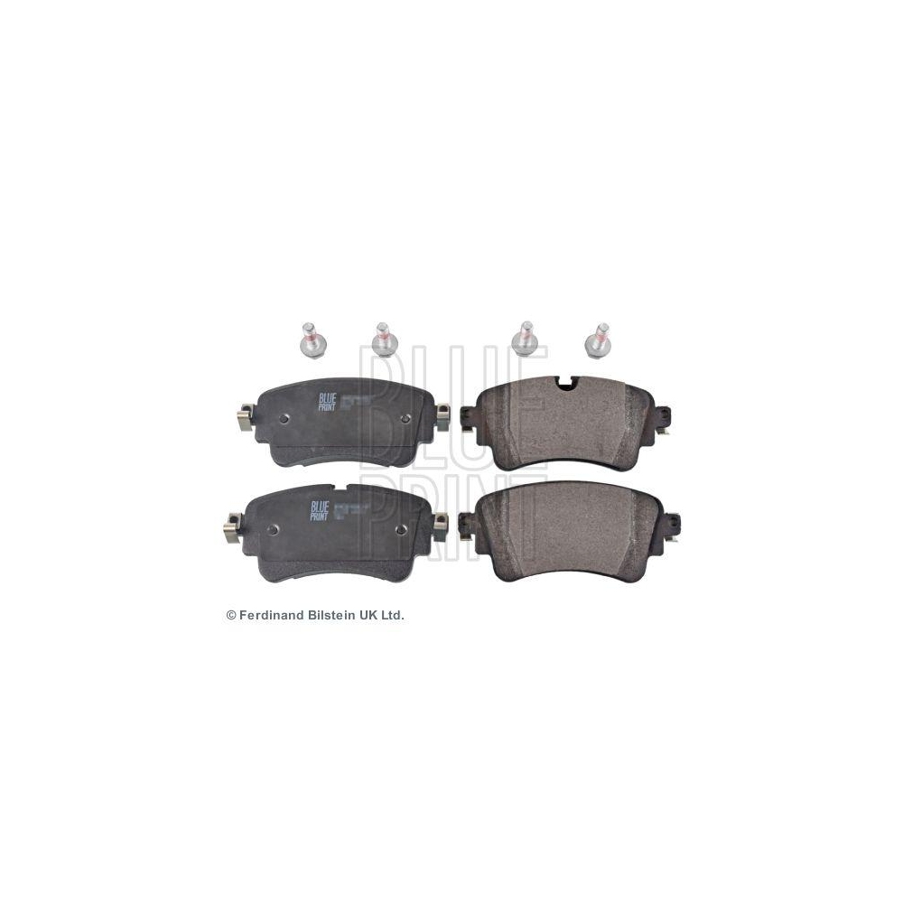 Bremsbelagsatz, Scheibenbremse BLUE PRINT ADV184259 f&uuml;r AUDI VW, Hinterachse