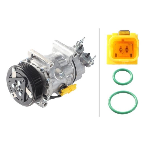 HELLA 8FK 366 204-241 Kompressor, Klimaanlage >>> Easy2Fit <<< f&uuml;r BMW MINI