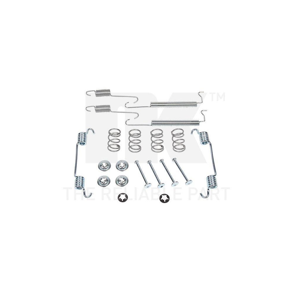 Zubehörsatz, Bremsbacken NK 7936710 für OPEL VAUXHALL DAEWOO, Hinterachse