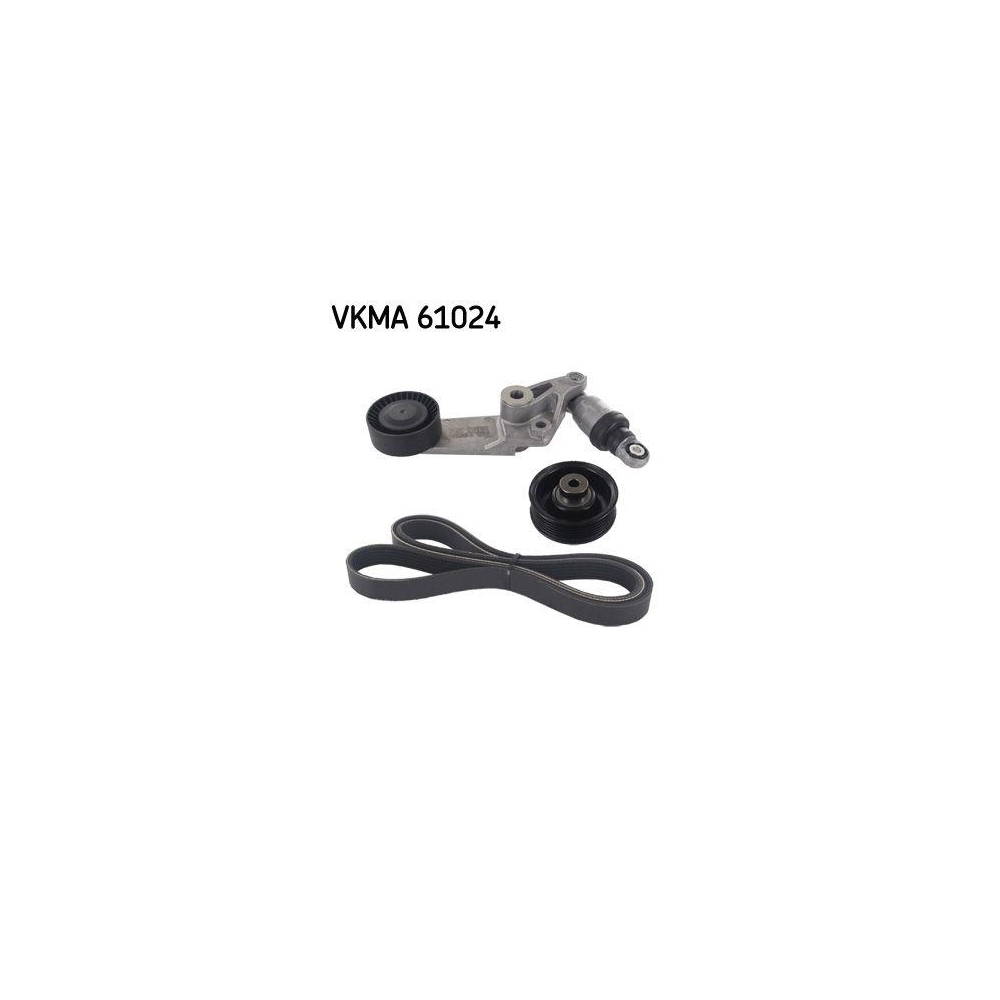 Keilrippenriemensatz SKF VKMA 61024 für AUDI BMW CHRYSLER HONDA NISSAN SEAT VW