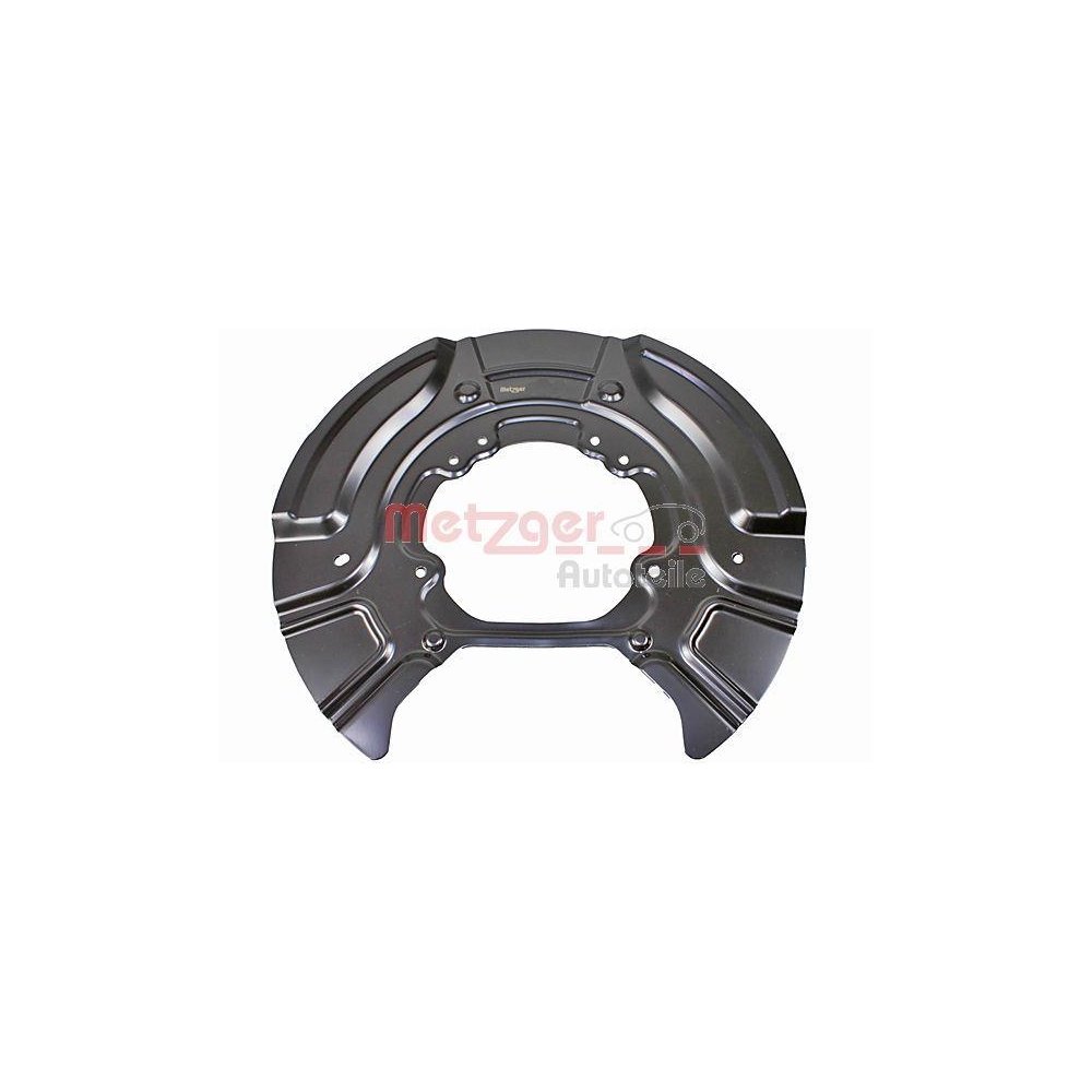 Spritzblech, Bremsscheibe METZGER 6115483 f&uuml;r BMW, Hinterachse links