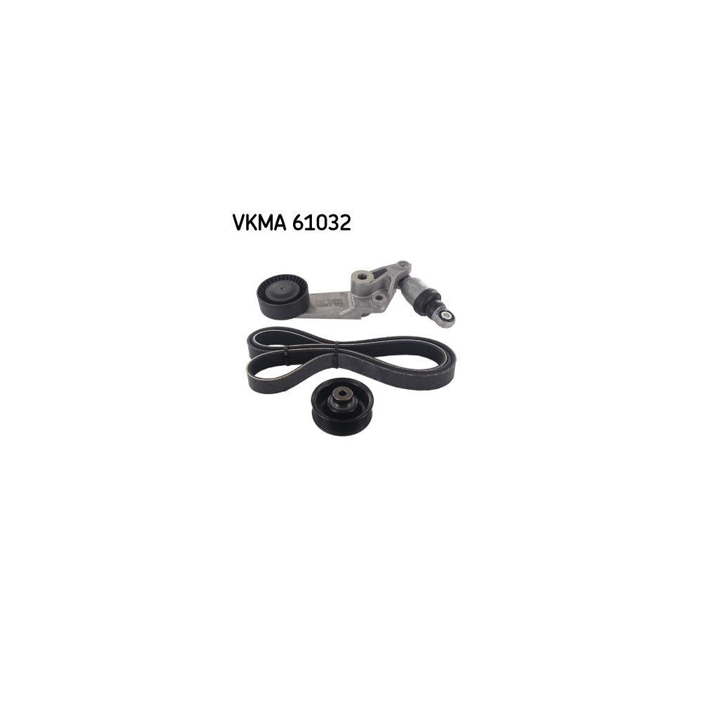 Keilrippenriemensatz SKF VKMA 61032 f&uuml;r AUDI HONDA NISSAN RENAULT SEAT SKODA VW