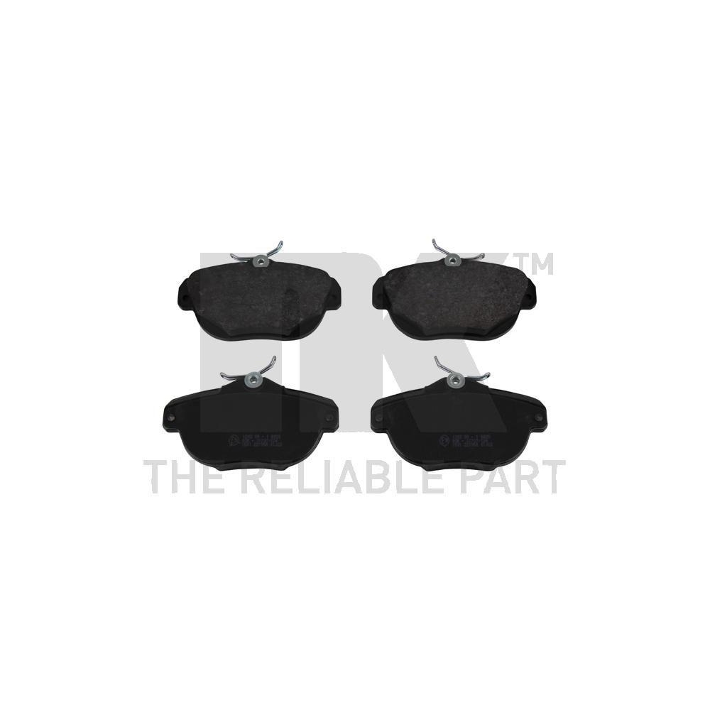 Bremsbelagsatz, Scheibenbremse NK 221958 f&uuml;r CITRO&Euml;N, Hinterachse