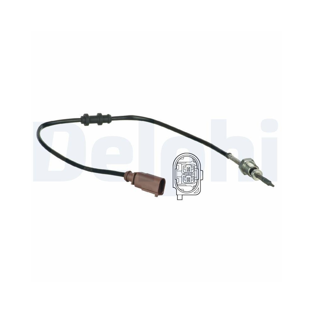 DELPHI TS30000 Sensor, Abgastemperatur f&uuml;r VW VAG, nach Ru&szlig;partikelfilter