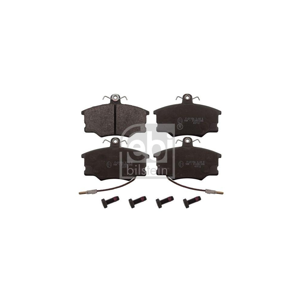 FEBI BILSTEIN Bremsbelagsatz, Scheibenbremse 116105 f&uuml;r LANCIA, Vorderachse