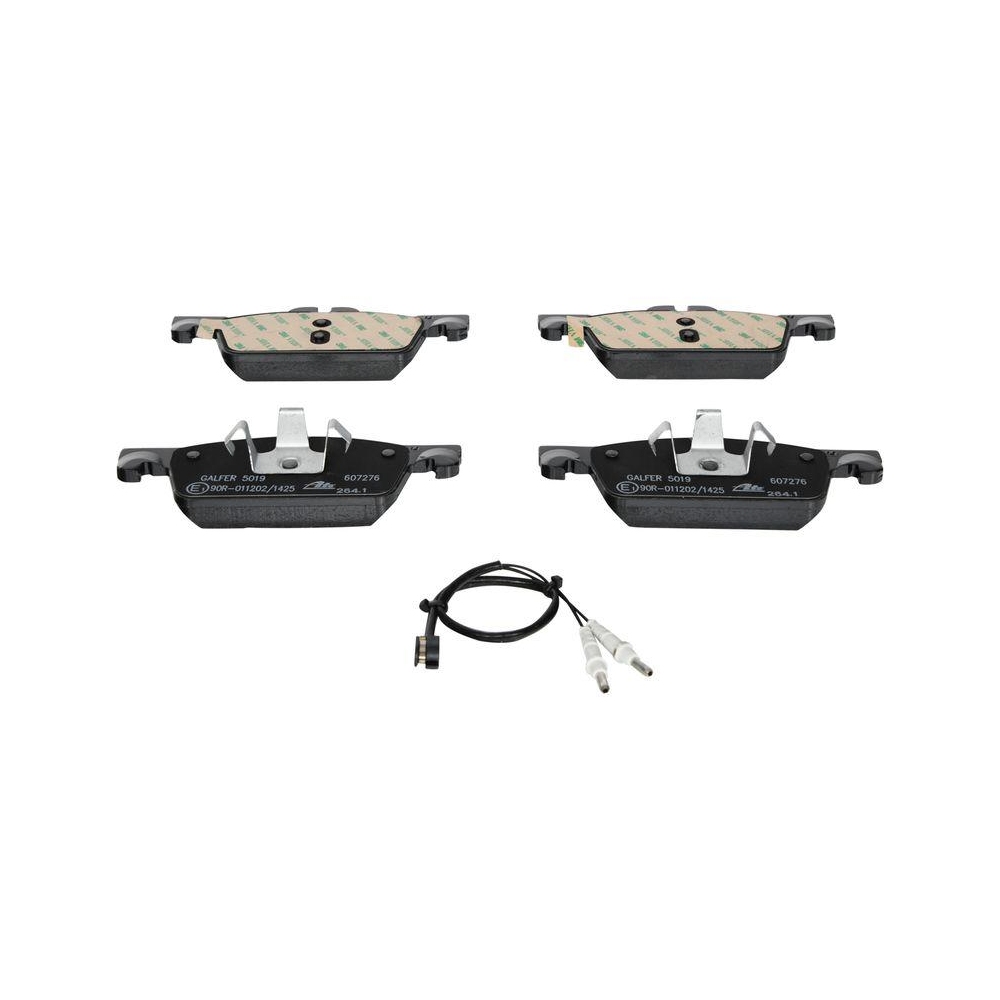 Bremsbelagsatz, Scheibenbremse ATE 13.0460-7276.2 f&uuml;r PEUGEOT, Vorderachse