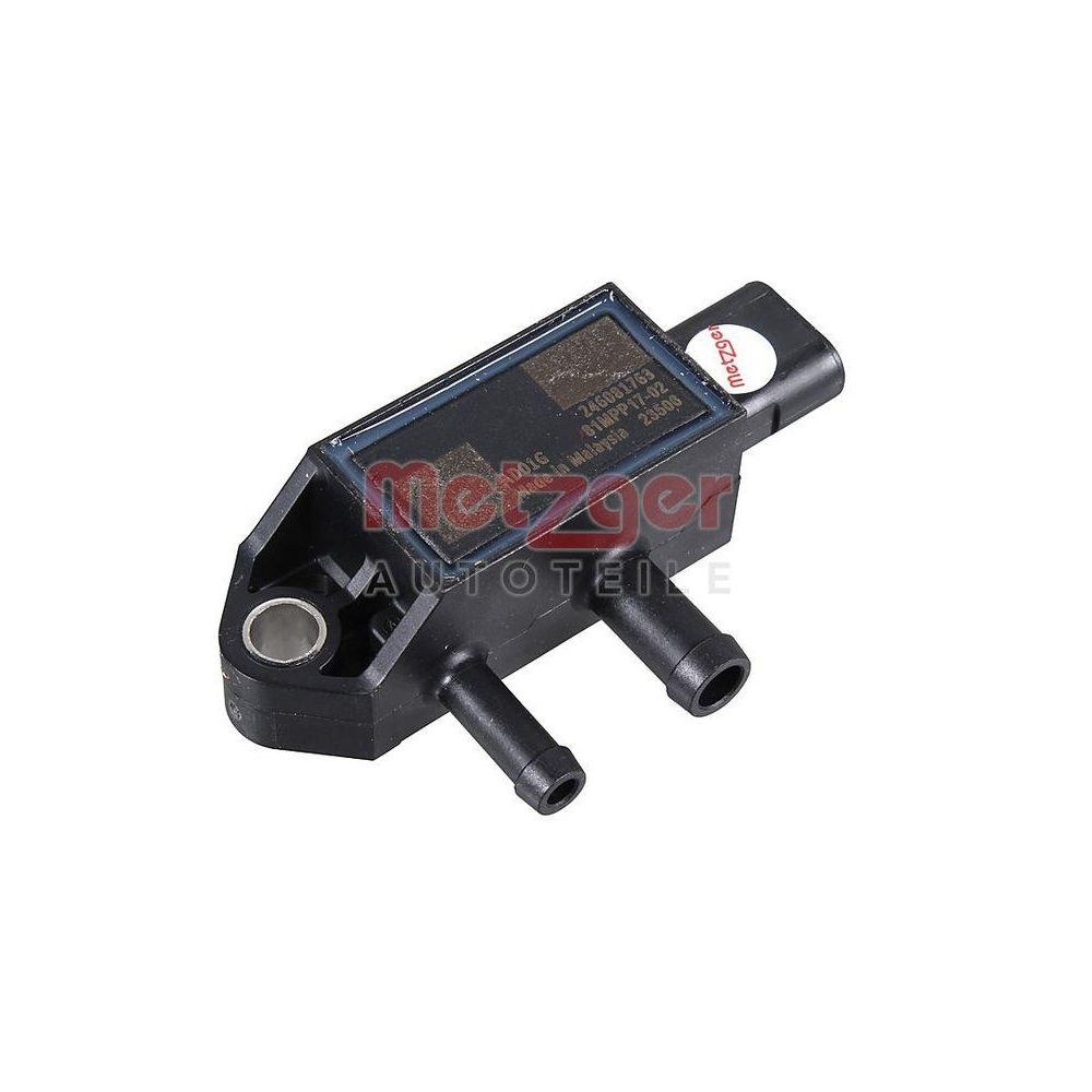 Sensor, Abgasdruck METZGER 0906514 ORIGINAL ERSATZTEIL GREENPARTS f&uuml;r VOLVO