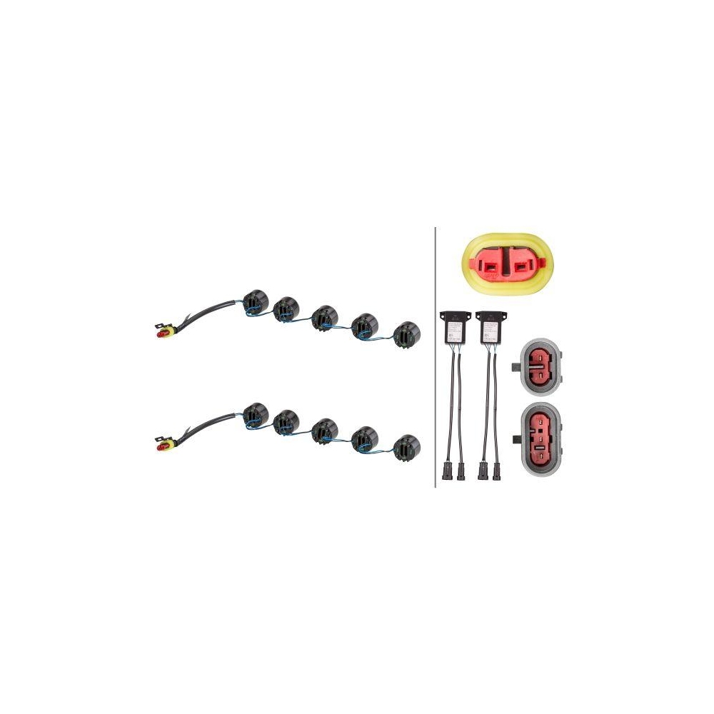 HELLA Tagfahrleuchtensatz 2PT 010 458-701 für IVECO HEULIEZ SMART HYMER SOLARIS