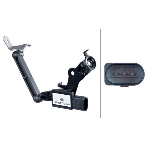 HELLA 6PM 012 699-611 Sensor, Leuchtweitenregulierung f&uuml;r PORSCHE, vorne rechts