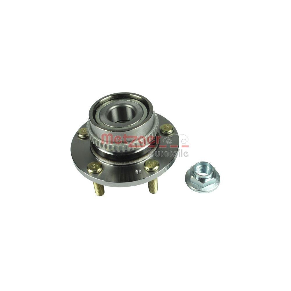 Radlagersatz METZGER WM 6943 f&uuml;r HYUNDAI KIA, Hinterachse