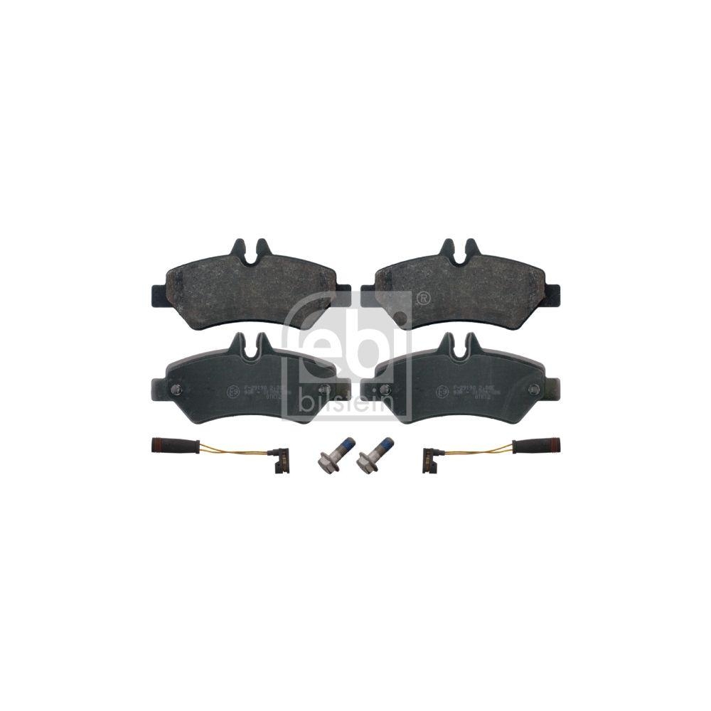 FEBI BILSTEIN Bremsbelagsatz, Scheibenbremse 16708 f&uuml;r MERCEDES-BENZ
