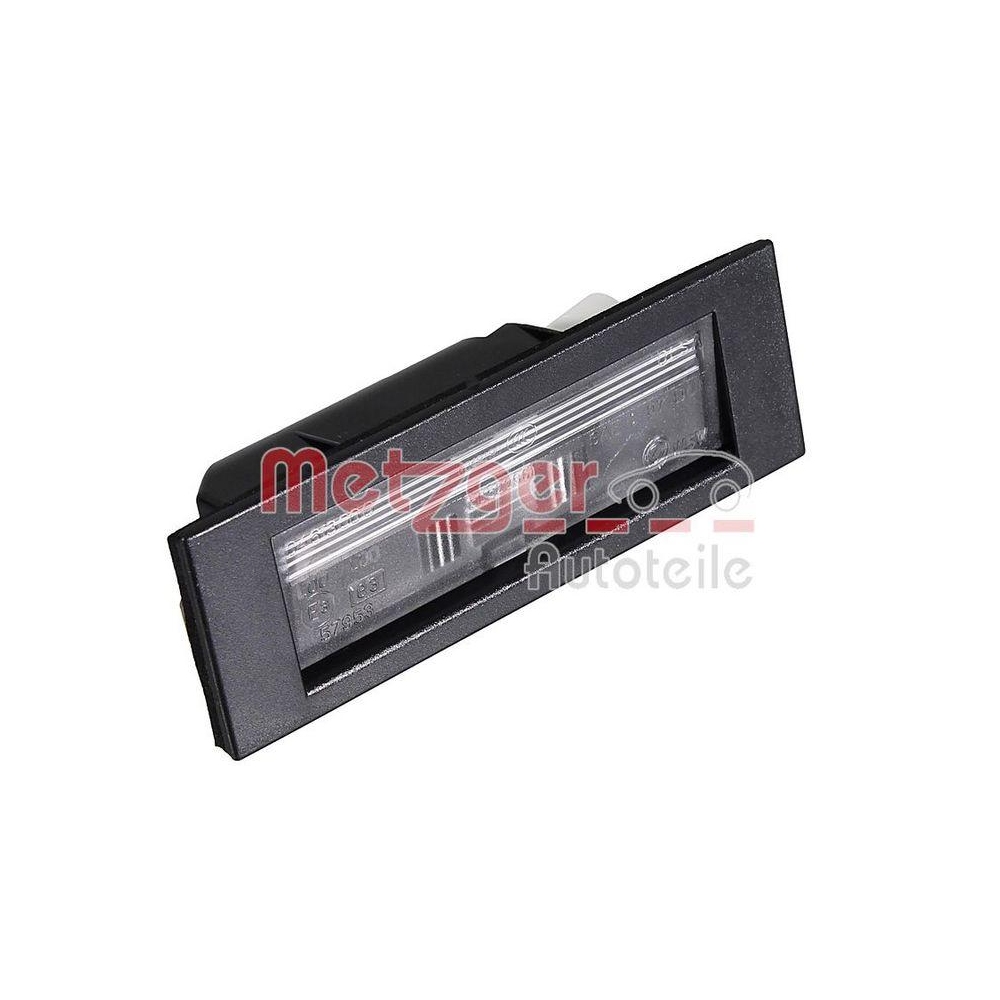 Kennzeichenleuchte METZGER 2080119 ORIGINAL ERSATZTEIL für FIAT, links, rechts