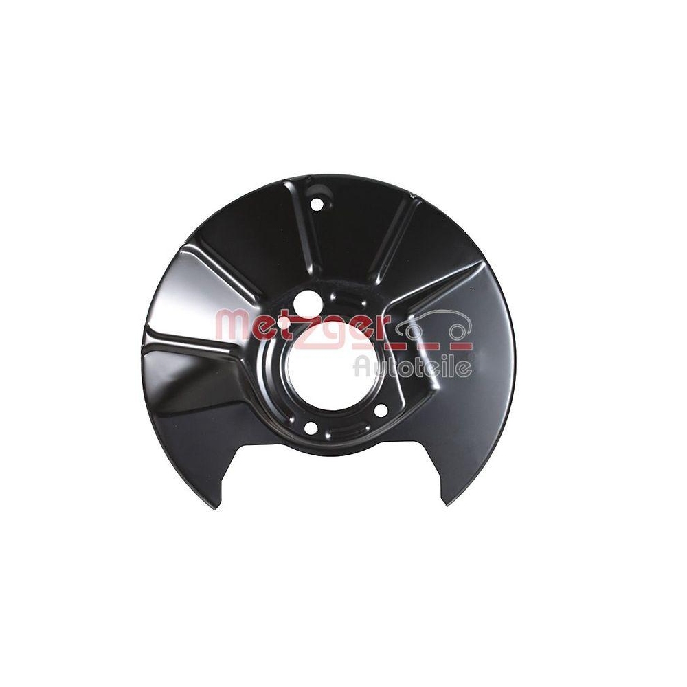 Spritzblech, Bremsscheibe METZGER 6115487 f&uuml;r MAZDA, Hinterachse links