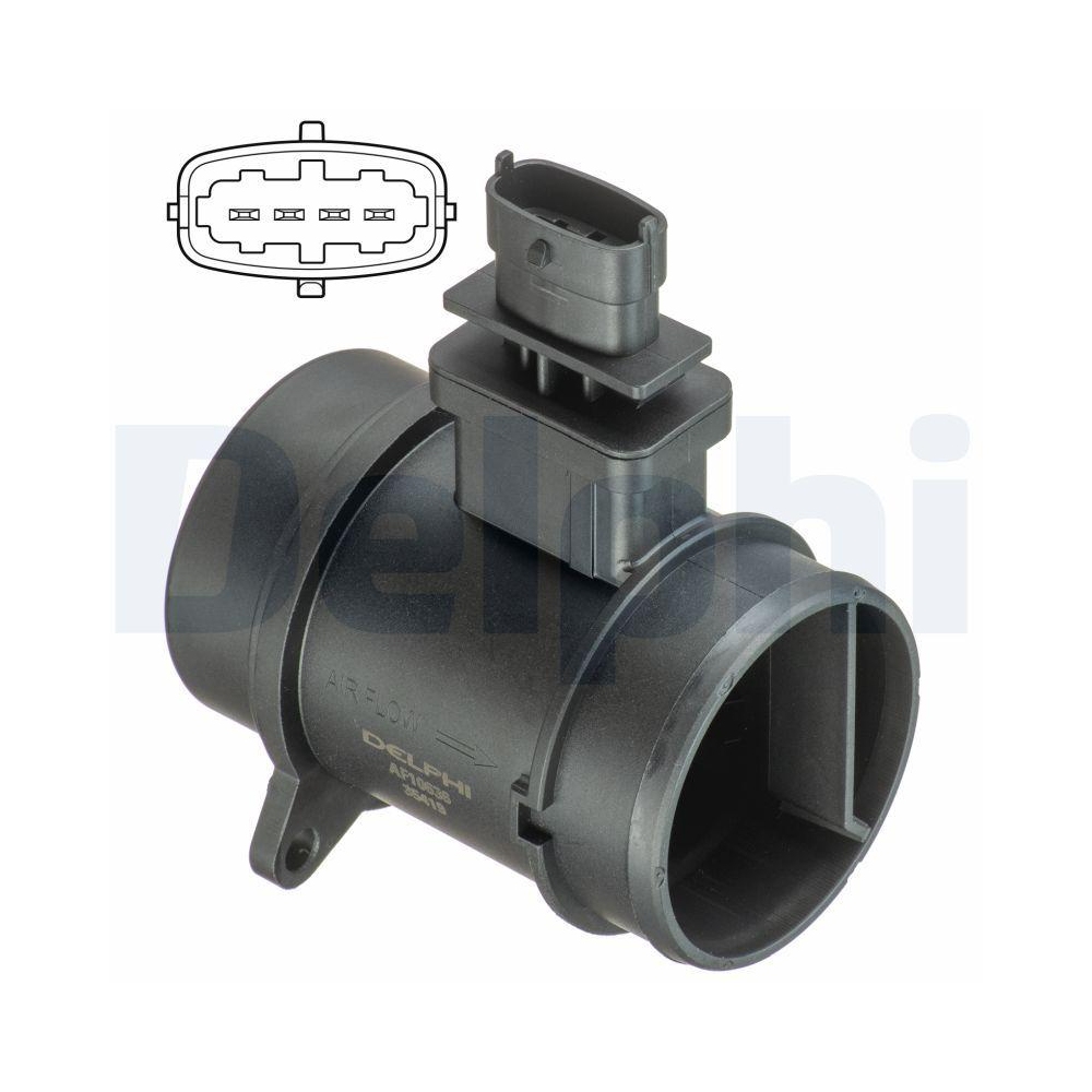 DELPHI AF10636-12B1 Luftmassenmesser f&uuml;r OPEL SUZUKI VAUXHALL