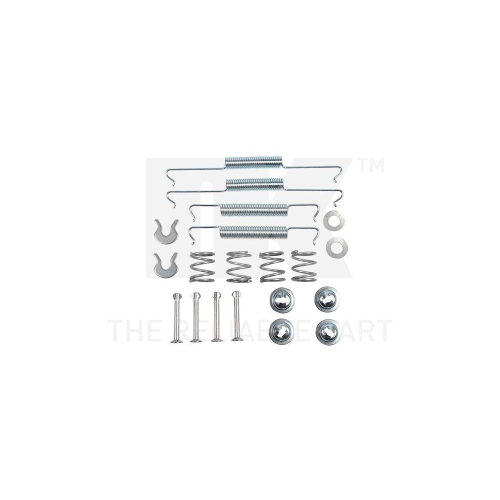 Zubeh&ouml;rsatz, Bremsbacken NK 7947522 f&uuml;r AUDI SEAT SKODA VW, Hinterachse