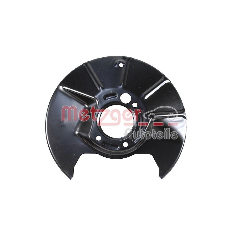 Spritzblech, Bremsscheibe METZGER 6115488 f&uuml;r MAZDA, Hinterachse rechts