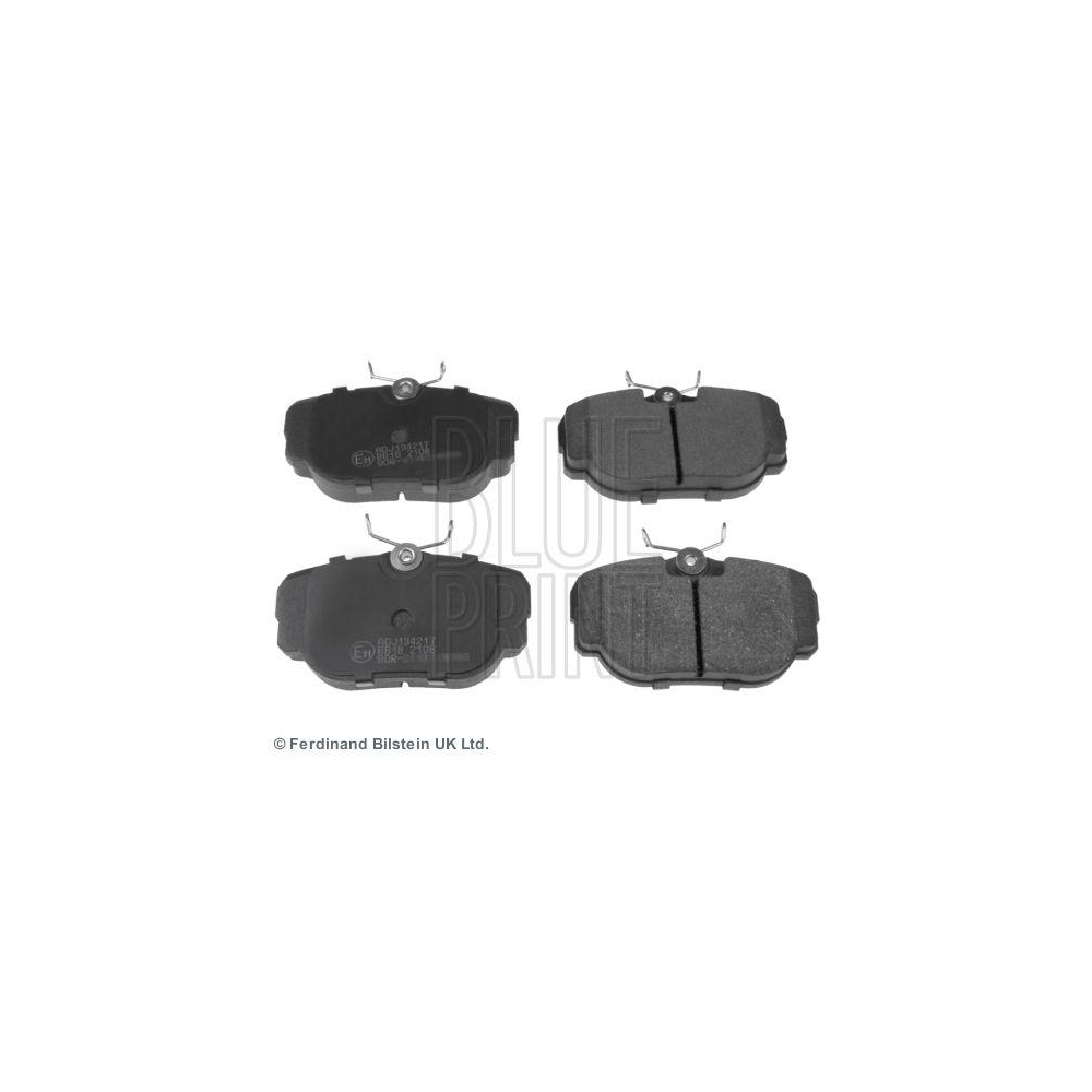 Bremsbelagsatz, Scheibenbremse BLUE PRINT ADJ134217 f&uuml;r LAND ROVER, Hinterachse