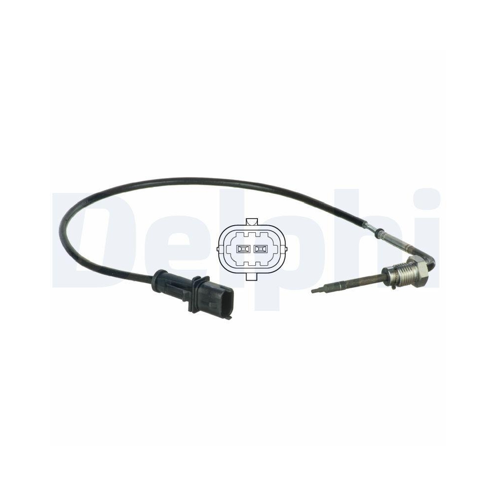 DELPHI TS30006 Sensor, Abgastemperatur f&uuml;r ALFA ROMEO FIAT, vor Katalysator