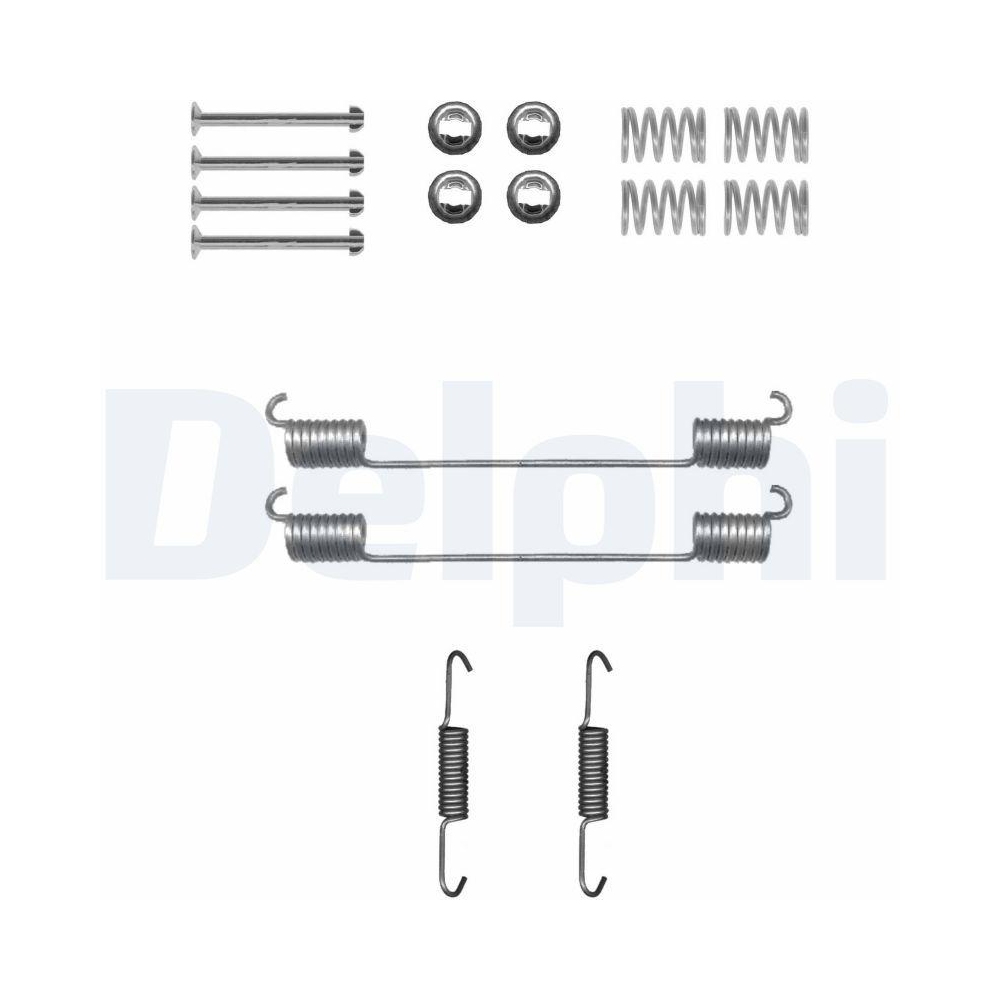 DELPHI LY1425 Zubeh&ouml;rsatz, Bremsbacken f&uuml;r, Hinterachse