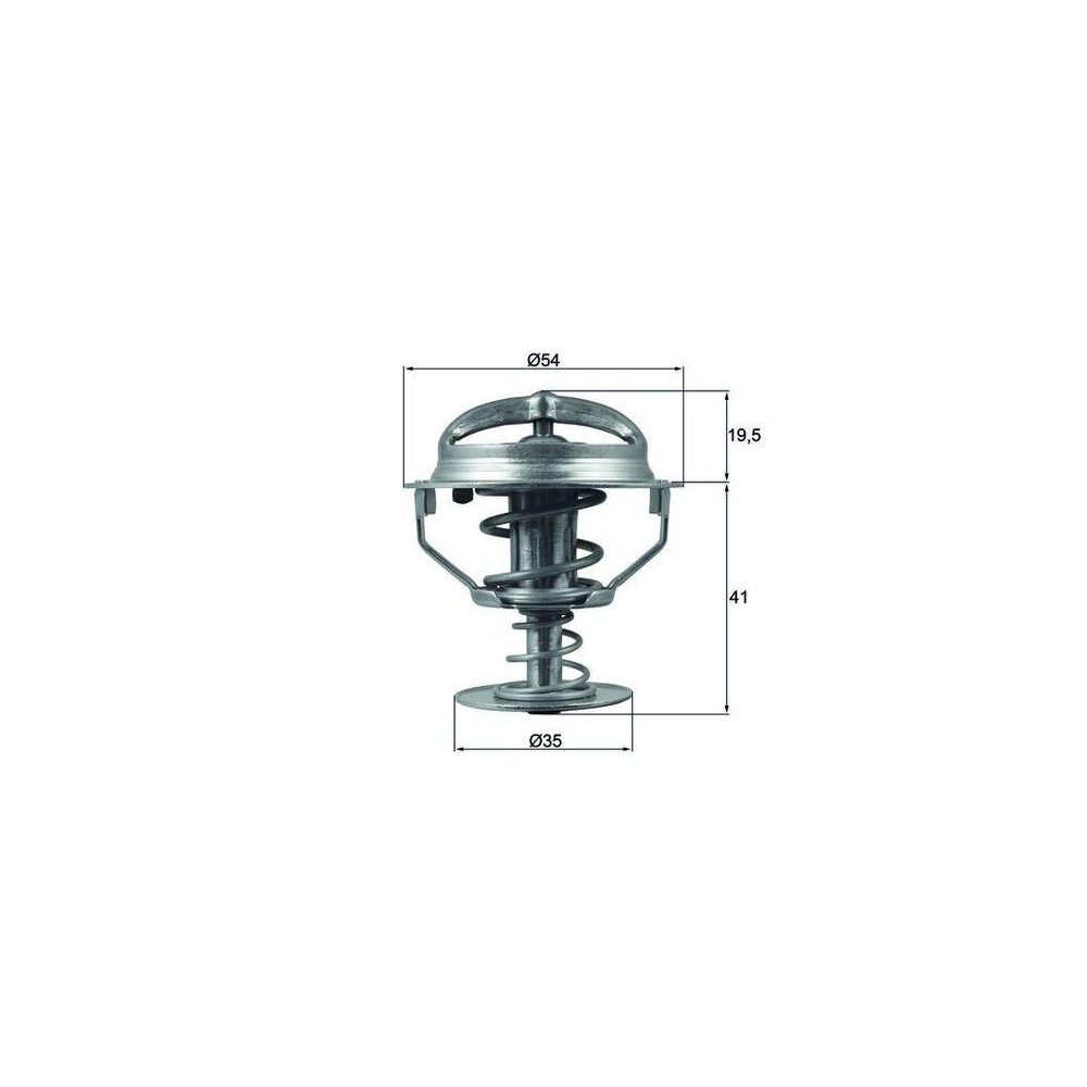 Thermostat, K&uuml;hlmittel MAHLE TX 164 82D BEHR f&uuml;r FORD