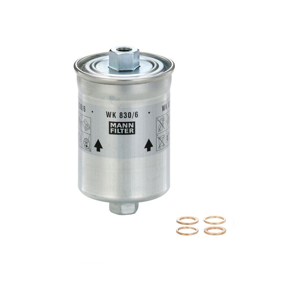 Kraftstofffilter MANN-FILTER WK 830/6 x für FIAT JAGUAR SAAB VOLVO VAG