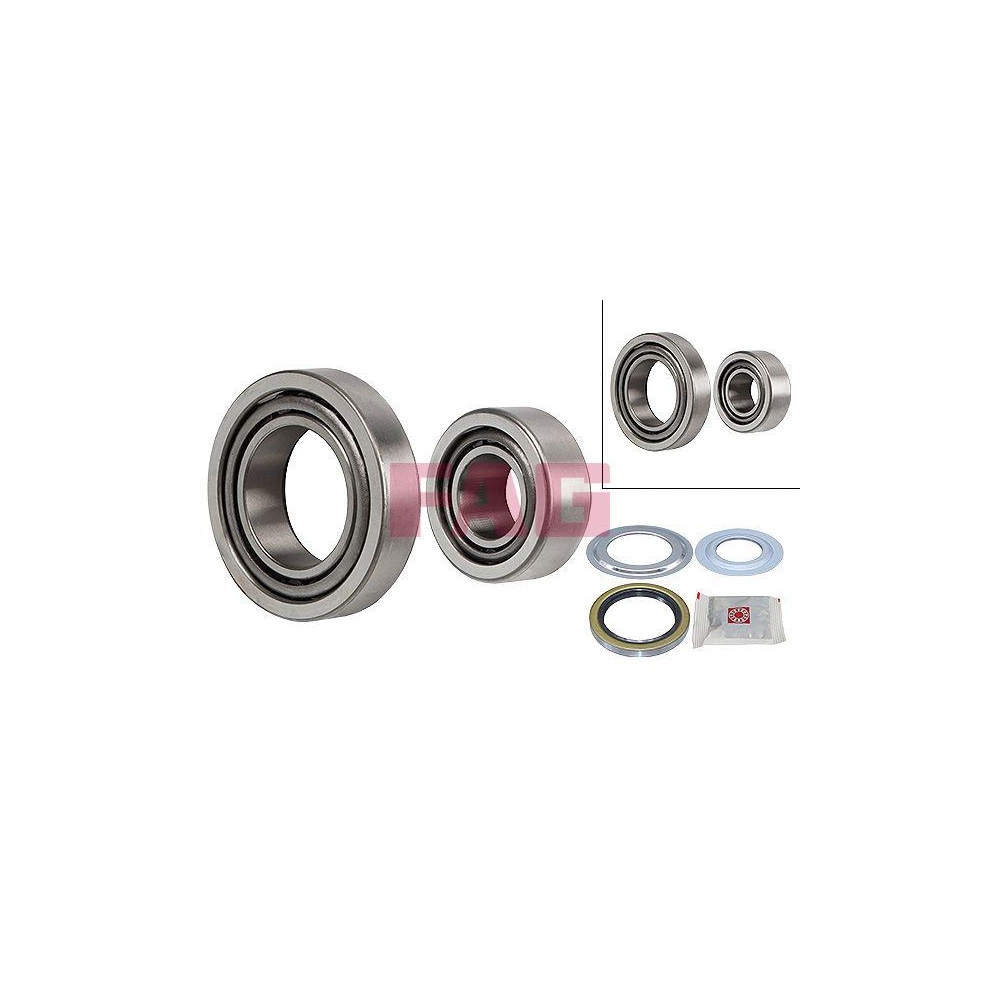 Radlagersatz Schaeffler FAG 713 6676 00 f&uuml;r MERCEDES-BENZ VW, Vorderachse