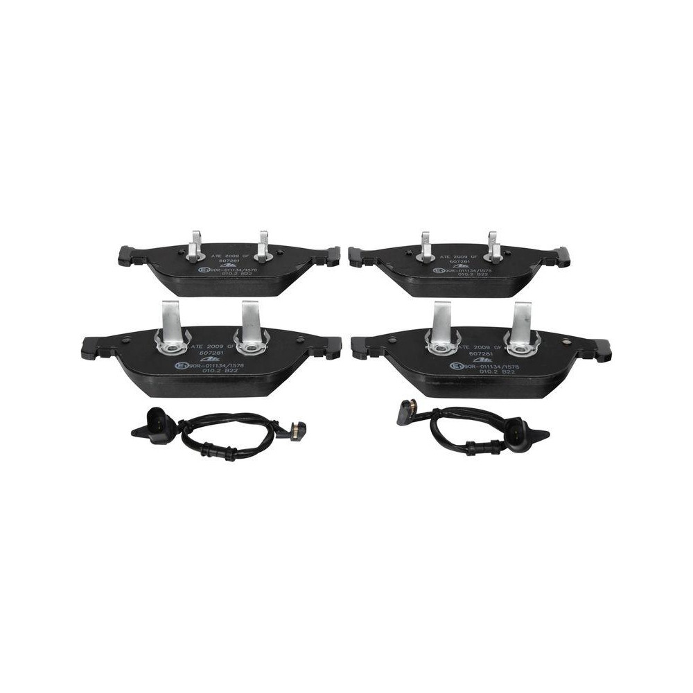 Bremsbelagsatz, Scheibenbremse ATE 13.0460-7281.2 für VAG, Vorderachse