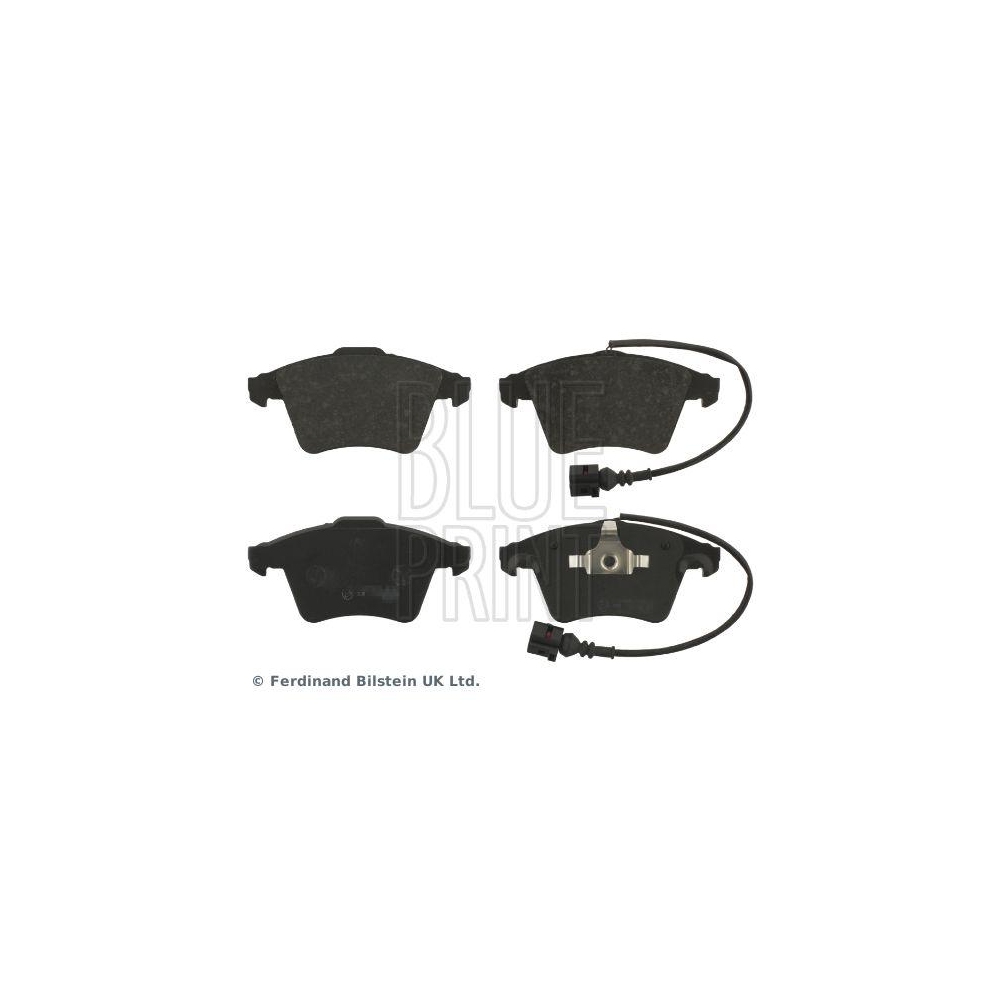 Bremsbelagsatz, Scheibenbremse BLUE PRINT ADV184268 f&uuml;r VW, Vorderachse