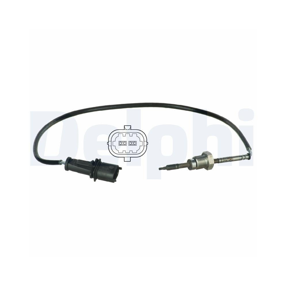 DELPHI TS30008 Sensor, Abgastemperatur f&uuml;r ALFA ROMEO, nach Ru&szlig;partikelfilter