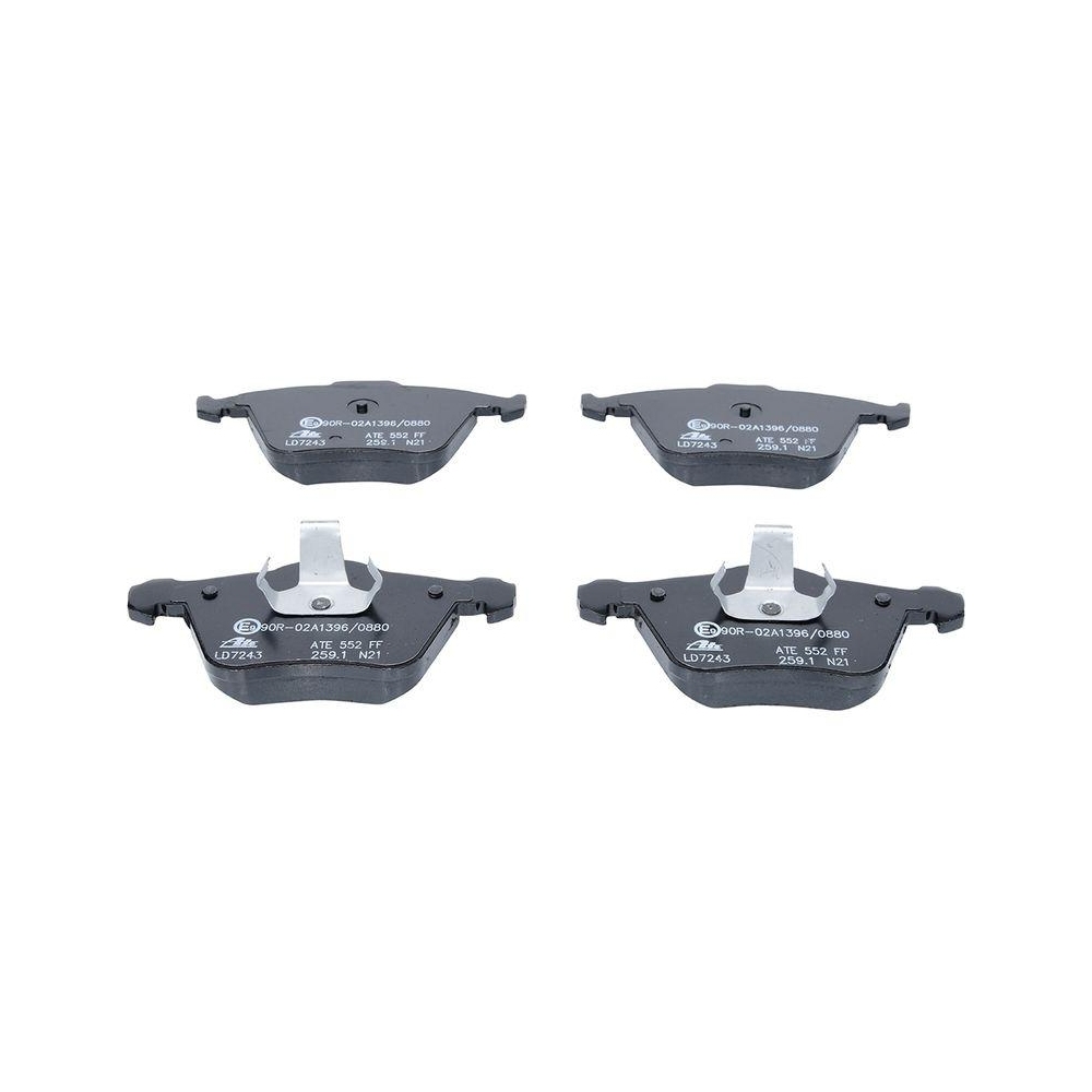 Bremsbelagsatz, Scheibenbremse ATE 13.0470-7243.2 ATE Ceramic f&uuml;r FORD VOLVO