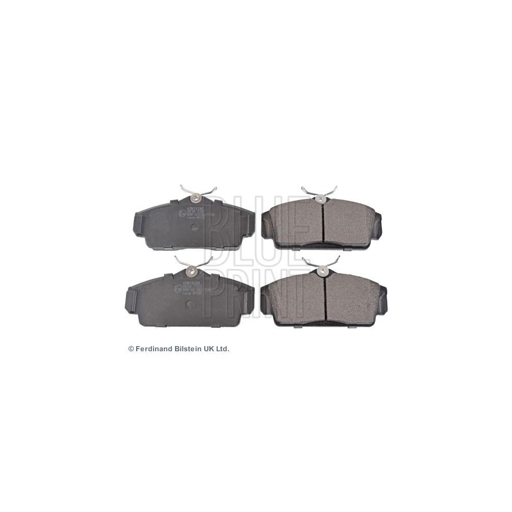 Bremsbelagsatz, Scheibenbremse BLUE PRINT ADN14286 f&uuml;r NISSAN, Vorderachse