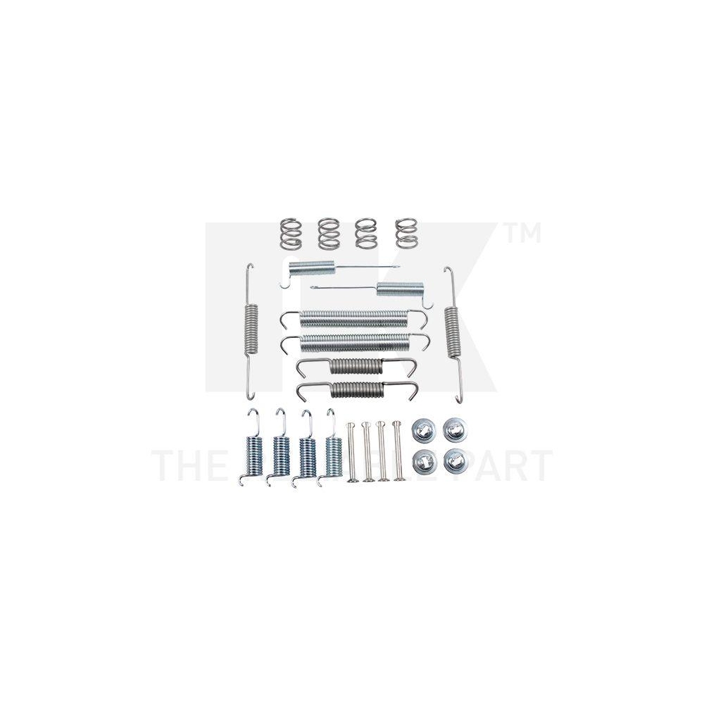Zubeh&ouml;rsatz, Bremsbacken NK 7947712 f&uuml;r AUDI SEAT SKODA VW, Hinterachse
