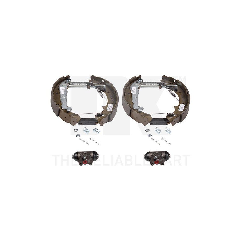 Bremsbackensatz NK 444836601 f&uuml;r RENAULT DACIA, Hinterachse
