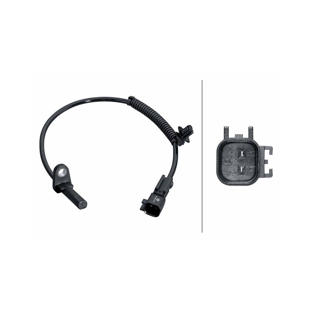 HELLA Sensor, Raddrehzahl 6PU 358 217-951 f&uuml;r FORD, Hinterachse