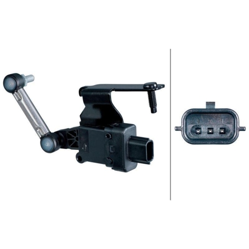 HELLA 6PM 011 526-151 Sensor, Leuchtweitenregulierung f&uuml;r NISSAN RENAULT, vorne