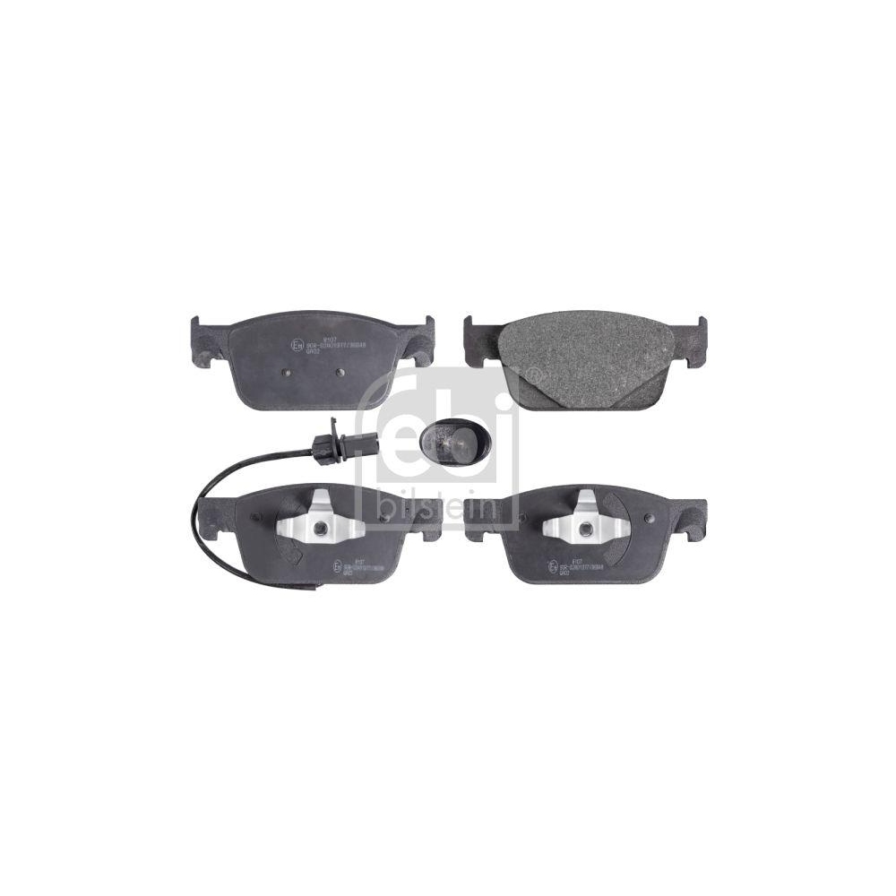FEBI BILSTEIN Bremsbelagsatz, Scheibenbremse 16962 f&uuml;r AUDI, Vorderachse