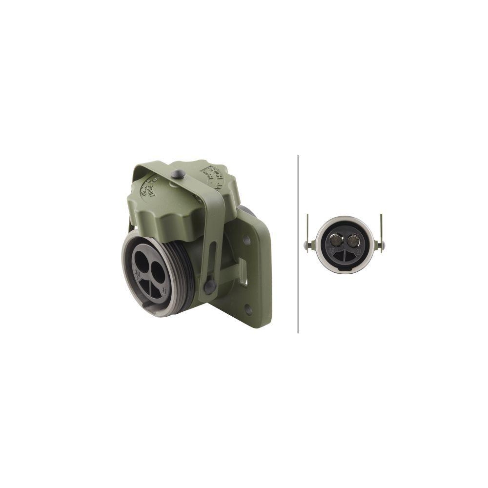 HELLA Steckdose 8JB 001 935-031 für AUDI AUWÄRTER DAF FRUEHAUF IVECO MAN SCANIA