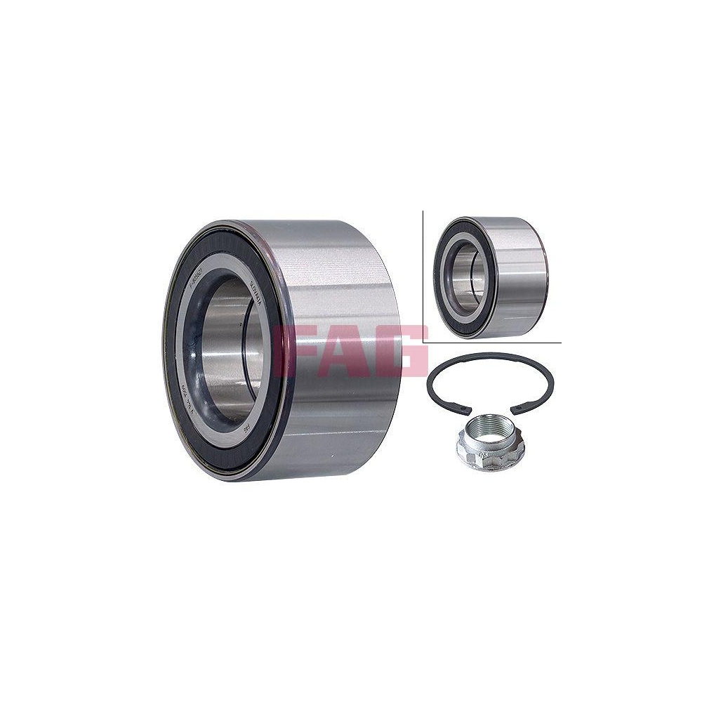 Radlagersatz Schaeffler FAG 713 6677 90 für BMW, Vorderachse