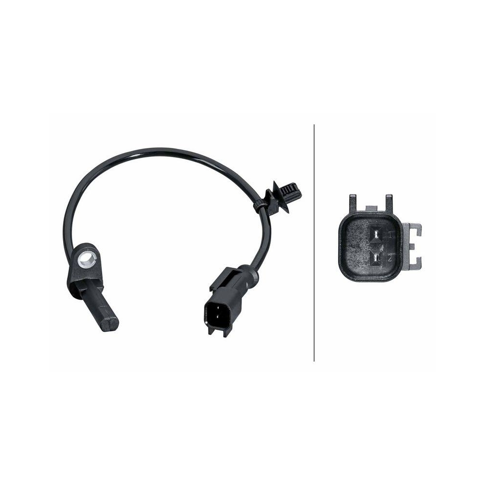 HELLA Sensor, Raddrehzahl 6PU 358 217-961 f&uuml;r FORD, Hinterachse